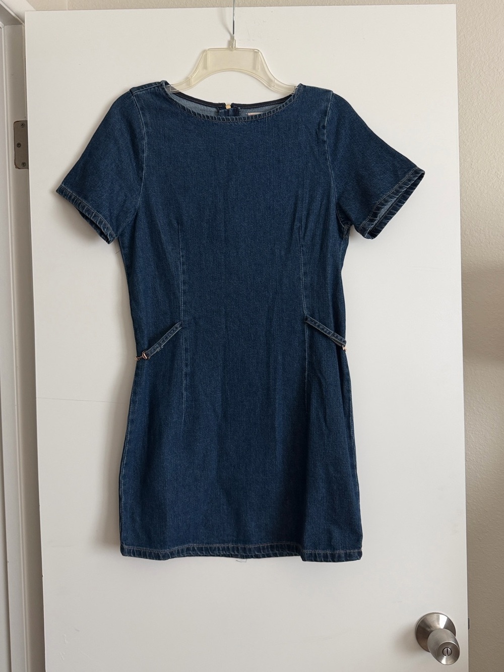 NWOT Lone Star Denim Mini Dress W/ Side Buckles